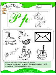 P Sesi Çalışma Sayfaları